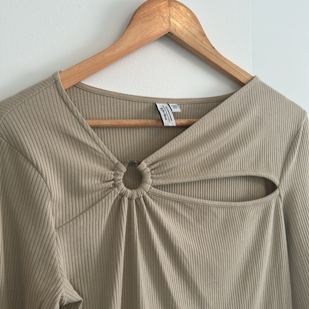 & other stories beige long sleeve